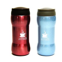 [여름이다~] 스텐락 덤벨텀블러300ml 보온병 보냉병 보온보냉병 주방용품 식기 주방잡화 커피 녹차 사무실 텀블러 물병 물통, 더워예~ 레드