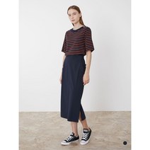 올리비아로렌 신상품 비비올리비아 포켓 셔링 단색 롱 스커트 VVCDK3M4381