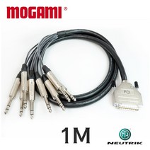 모가미 MOGAMI 2932 DSUB DB25 + 55(TRS) 디서브(D-SUB) - TRS 8채널 케이블 1M