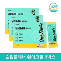 한끼 식사 대용 단백질 쉐이크 분말 스틱 체중조절용 조제식품, 15포 3박스