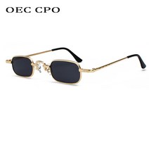 고급선글라스 OEC CPO빈티지 스퀘어 선글라스 남성용 럭셔리 브랜드 디자이너 금속 선글라스 여성 패션 유명 브랜드 안경 Gafas O87