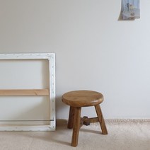 [고재스툴] 고재 스툴 느릅나무 원목 원형 사각 낮은의자 스툴 작은 벤치 의자, 사각 스툴