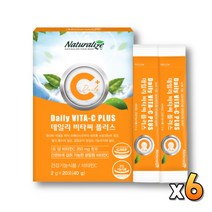 고용량 고함량 70대영양제 비타씨 가루 기능성인정 프리미엄 먹기쉬운 항산화 맛있는 비타민 흡수율높은 플러스 온가족 항산화 타먹는 분말 식약처인증 비타민B 맥스 데일리 어르신영양제, 20포, 6개