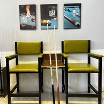 당구장 의자 라운지 소파 벤치 관람 인테리어, 초록색