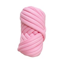 바인켓 자이언트얀 실 1kg 패브릭 뜨개실 DIY 키트, 핑크, 1개