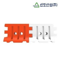 신도 PE 방호벽-중형 산업안전 도로안전 경고안내, 신도 PE 방호벽 (중형)-적색, 신도 PE 방호벽 (중형)-적색