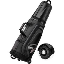 바퀴와 하드 케이스 상단이 있는 항공사용 아웃도어Master 골프 여행 가방은 클럽을 보호, Grey