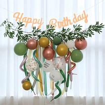 [피앤비유니티]가든력셔리 프리데코 생일세트