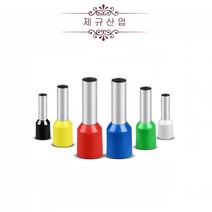 펜홀단자 1SQ-10mm적색(1000개) 압착 트윈타입 터미널 절연