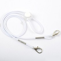 안전 용품 호루 호로 미끄럼방지 안면보호 부직포 공사용 매트 보호 생활안전 방지 60cm 조정 가능한 마스크 끈 다채로운 얼굴 마스크 끈 마스크 귀 홀더 로프 옷걸이 목 문자열, 하얀