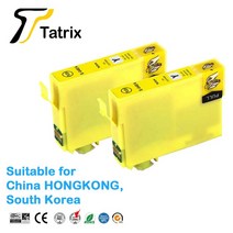 Tatrix T04E T04E1 T04E4 04E 엡손 식 가정용 XP-2101/XP-4101 인력 WF-2831/WF-2851 용 호환 잉크 카트리지, [07] 2pcs Y(KR-HK)