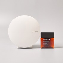 코너 CONER 스타터키트 공간향기솔루션 전자 스마트 디퓨저 방향제, 크림화이트, 옥토퍼스가든, 1개