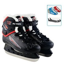 스피드스케이트 아이스 하키 피겨스케이트 쇼트트랙 내피분리 블랙 핑크 2종 링크 레슨 강습, 37, 숏스케이트