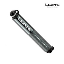 LEZYNE 리자인 포켓 드라이브 POCKET Drive 휴대용 자전거 펌프, 블랙