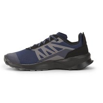 Salomon 남성용 패트롤 하이킹 슈즈 클라이밍 자석펄 블루토바코 브라운, 10.5, Mood Indigo/Black/Quiet Shade