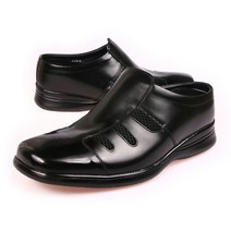 51-LS-12 기성화 사무실 슬리퍼 남성구두 키높이7CM 소가죽국내제작 해피슈즈