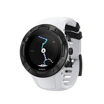 SUUNTO5 (순토5) 다이빙컴퓨터 런닝워치 스마트워치 롱배터리 (일본정품), 화이트블랙