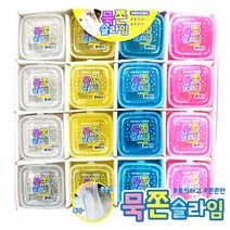 500 묵쫀슬라임 1박스(32개입) 유아용클레이/점토 선명한컬러