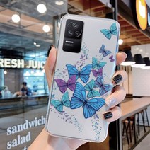 방수케이스 카나가와 서핑 POCO F4 5G 케이스 귀여운 드래곤 대리석 패턴 Pocof4 F 4 소프트 실리콘 Xiaomi, 01 POCO F4, 07 cshd80