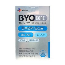 바이오코어 CJ 피부면역 유산균 30p, 60g, 1개