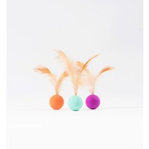 PIDANSTUDIO 고양이 깃털 바운스볼 3종 세트, 1세트