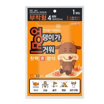 필승 핫팩 대용량 150g, 바로핫팩 엉덩이가 뜨거워 전자