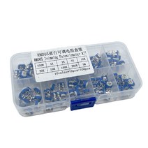 100PCS RM065 탄소 필름 수평 Trimpot 전위차계 구색 키트 10 값 가변 저항 500R - 1M, 한개옵션0