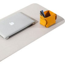 알짬 120x60 90x45 80x40 70x30 데스크매트 10색상 양면 코르크 가죽 데스크 매트 마우스 장패드 마우스패드 컴퓨터 책상 매트, 라이트그레이