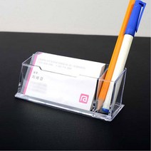 아크릴 명함 펜꽂이 사무용 필기도구 명함케이스 볼펜꽂이 받침대 거치대 정리함 홀더 보관