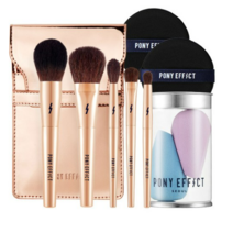 포니이펙트 미니 메이크업 브러시 세트, 혼합색상, 1세트