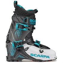 Scarpa 스키장비 Maestrale RS Alpine Touring Ski Boots 2023, White/Black/Azure, 25.5
