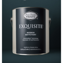 클래식 화이트 DEHW08 고강도 오염 및 스크레치 방지 수성 무독성 무광페인트 던에드워드페인트 익스퀴짓, 약 4리터