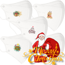 [라로] 크리스마스 마스크 2D새부리형 30매 성탄절 / 인쇄마스크 / 대형/중형, Design_1, 대형