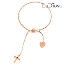 라디오사 18K 끈조절 스트링 팔찌 LK18JJ-10190B