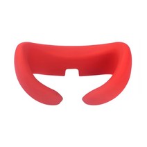 VR 페이셜 인터페이스 브래킷 실리콘 페이스 패드 땀 방지 교체 피코 4 VR 헤드셋 편안한 보호 커버, 빨간색