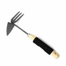 호미 자루 쇠갈퀴 모종 심기 갈귀 원예 도구 밭갈기