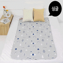 한일의료기 코지아 프리미엄 인공지능 전자파차단 EMF 탄소전기요 +사은품 보관가방, 노엘블루, 싱글(1인용)
