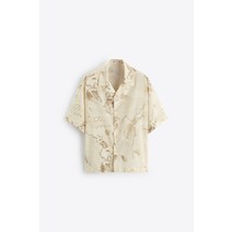 독일 자라 ZARA PRINTED JACQUARD SHIRT