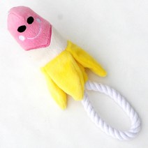 바나나 강아지 장난감 인형 2개 강아지바스락장난감
