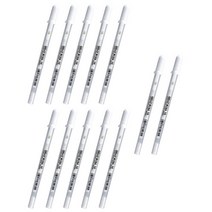 사쿠라 겔리롤 파인 볼펜 1.0mm, 화이트(50/10), 12개입