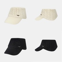 네파 NEPA 송파점 겨울 챙이 달려 있어 자외선 차단에 효과적인 여성 니트 선바이저 LUCY 루시 니트W선바이저 7I87429 SPH, 000, BLACK(199)
