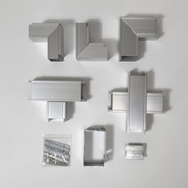 대한몰드 알루미늄 덕트 AL닥트 70x40 엘보 부속 케이블 보호관, 수평 T자