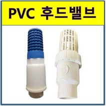 PVC 후드밸브 후두밸브 농업용 여과 걸름 체크밸브 역류방지, 30A(나사식)