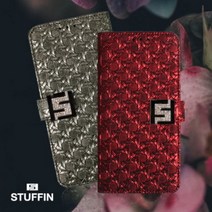 LG U폰 LG 스타일러스2 큐빅 메트로 다이어리 케이스-스터핀, 색상:블랙 / 기종:LG클래스/F620, 상세 설명 참조