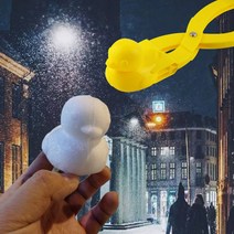 눈오리 집게 스노우덕 오리눈사람 메이커 제조기 모양 틀 재고보유, 노랑오리 대형