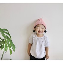 [코바늘DIY] 데일리 심플 비니모자 DIY 대바늘 입문용 초보용(동영상포함), 05 핑크