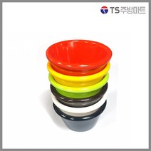 대명멜라민 미색 - 멜라민 잼볼 원형 (국내생산 멜라민 흰그릇 하얀그릇 업소용그릇), DM-6, 노랑