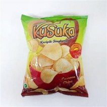 쿠수카 끄리삑 싱콩 발라도 180g 카사바칩 매콤한맛 Keripik Singkong Balado 인도네시아 과자, 1개