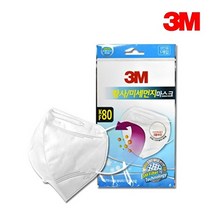 3M 9012 이지핏 황사마스크 KF80 미세먼지, 1개, 1개
