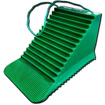 카프리 트럭 화물차 언덕 안전 녹색 버팀 받침대 고임목 초록